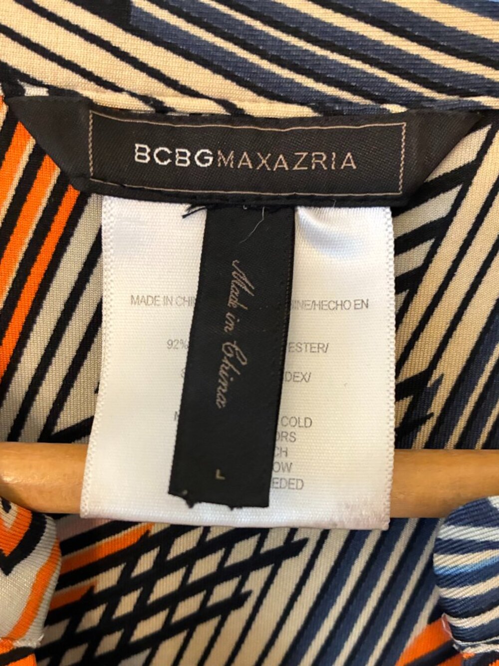 BCBGMaxAzria Vibrant Geometric Print Tunic